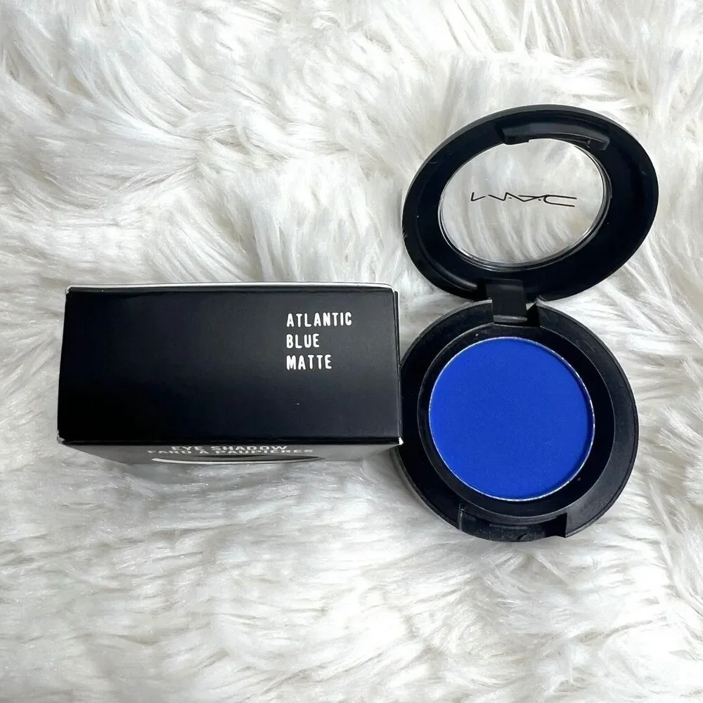 MAC Atlantic Blue Matte Eye Shadow Single Cobalt Blue 0.05oz 1.5g NIB